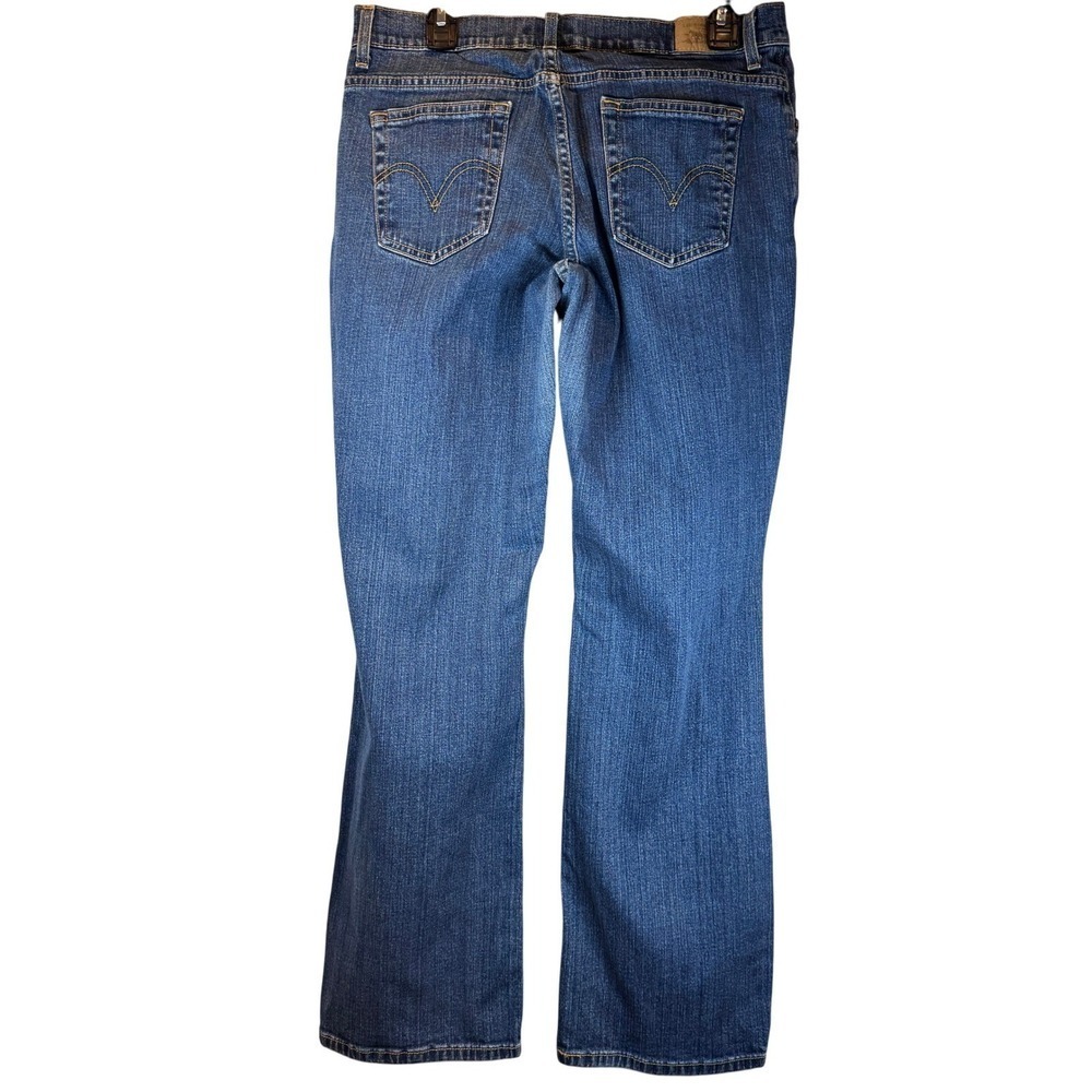 Levi's 550 Relaxed Boot Cut Jeans Women's Size 12 Classic Medium Blue Denim Y2K